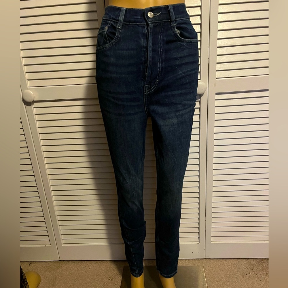 Cool We The Free size 27 high waist button fly skinny jeans NWOT